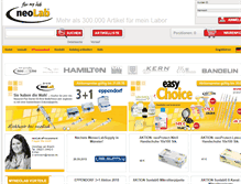 Tablet Screenshot of myneolab.de